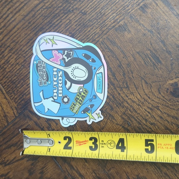 Lot of 9 Dutch Bros Stickers Music Themed - Picture 5 of 10